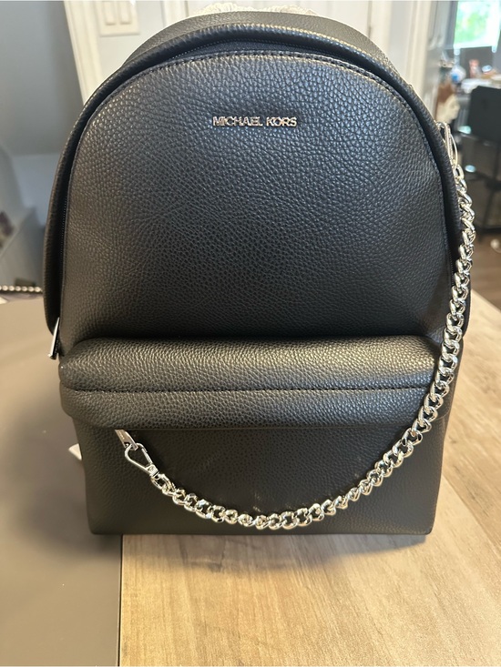 Michael Kors Handbags - Black Michael Kors Slater Medium Backpack NWT